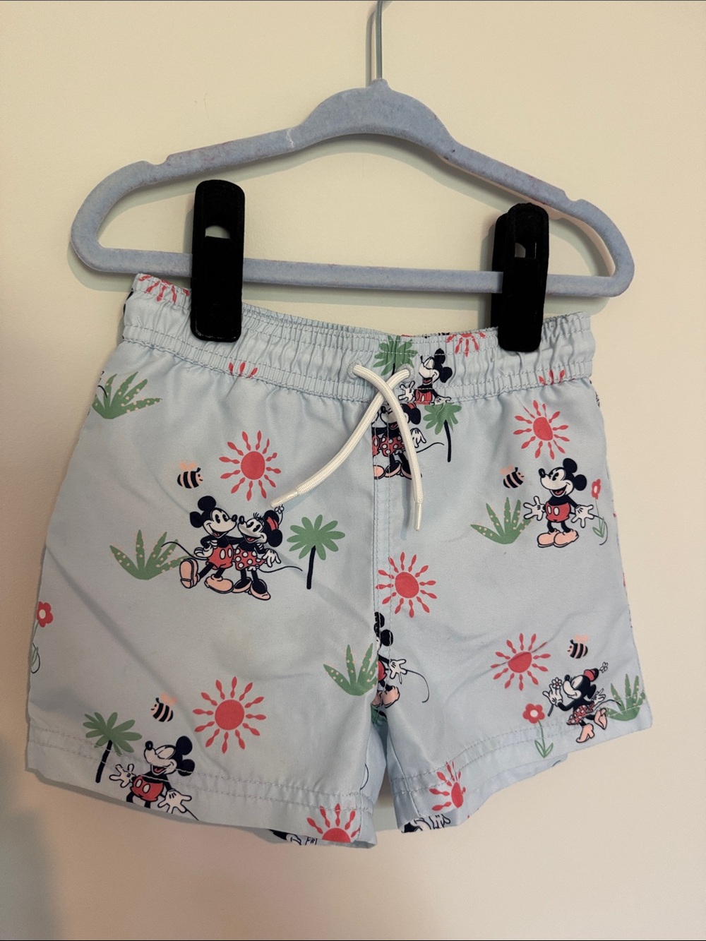 Kids Janie & Jack Swim Shorts Disney Mickey Mouse set 2T - Picture 2 of 5